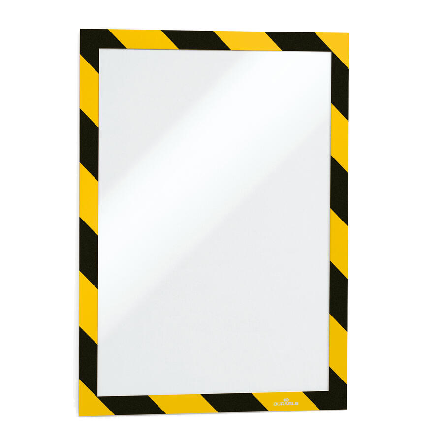 Cornice Magnetica Sicurezza f.to A4 Rimovibile DURABLE - conf. 2 pz
