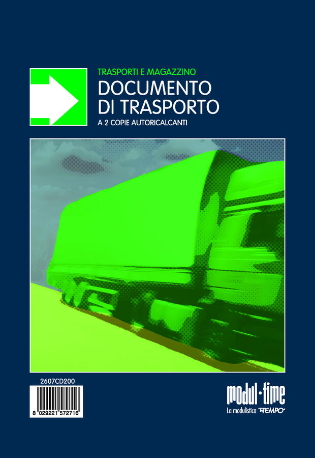 BLOCCO DDT DOCUMENTO TRASPORTO DUPLICE COPIA 50X2 AUTORICALCANTE - BUFFETTI 6512D2000