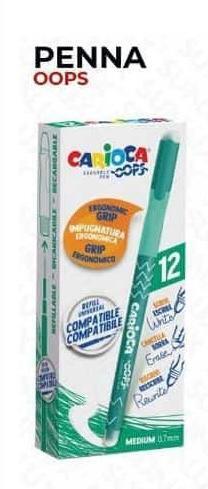 CARIOCA OOPS PENNA CANCELLABILE 0,7 mm   [Confezione da 12 pezzi]