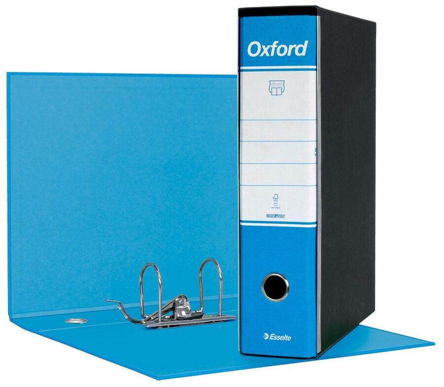 OXFORD G85 - Raccoglitore registratore formato protocollo dorso 8 cm