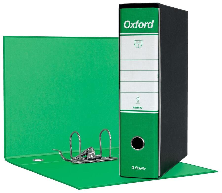 OXFORD G85 - Raccoglitore registratore formato protocollo dorso 8 cm