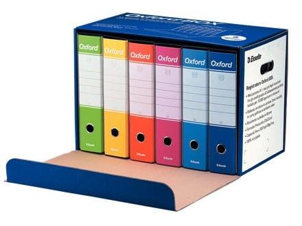 OXFORD G85 - Raccoglitore registratore formato protocollo dorso 8 cm