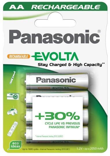Batterie Ricaricabili Panasonic AA / AAA - blister 4 pz