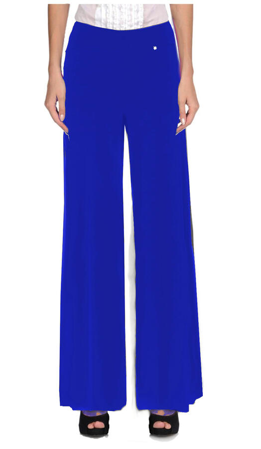 Pantaloni da ballo in tessuto tecnico elastico forma dritta taglie comode 1-0030
