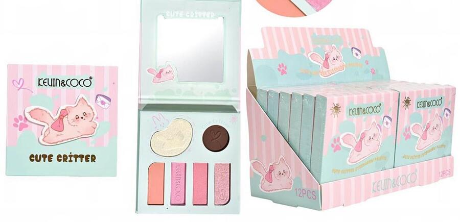 KEVIN & COCO PALETTE DA 6 COLORI
 [Confezione da 12 pezzi]