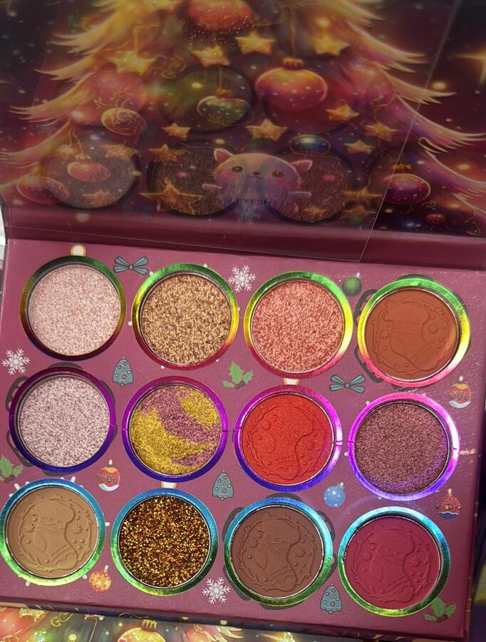 COLOR RAINBOW PALETTE EYESHADOW 12 COLORI
 [Quantità minima per ordine è di 12 pezzi]
