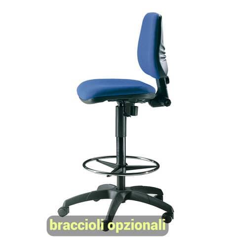 SGABELLO TECNIGRAFO ESOS EOE1 con POGGIAPIEDI TELESCOPICO