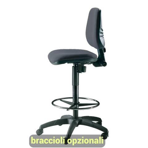 SGABELLO TECNIGRAFO ESOS EOE1 con POGGIAPIEDI TELESCOPICO