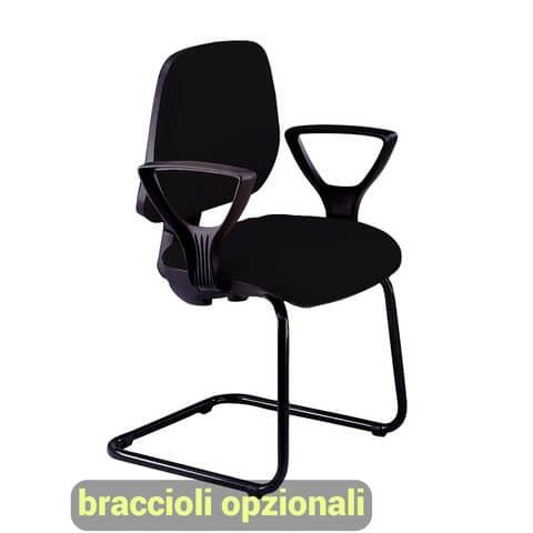 Sedia operativa / visitatore LEDA LDS - vari colori