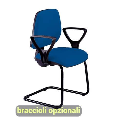 Sedia operativa / visitatore LEDA LDS - vari colori