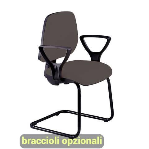 Sedia operativa / visitatore LEDA LDS - vari colori