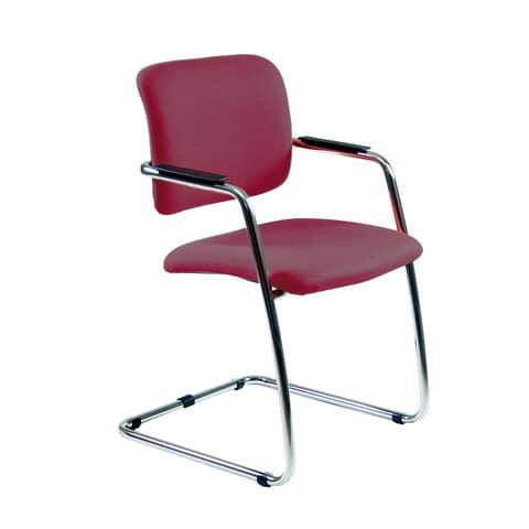 Sedia attesa visitatore LITHIUM LTLT ignifuga - impilabile