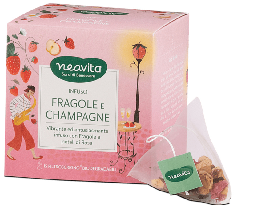 Neavita Infuso di Frutta FRAGOLE E CHAMPAGNE