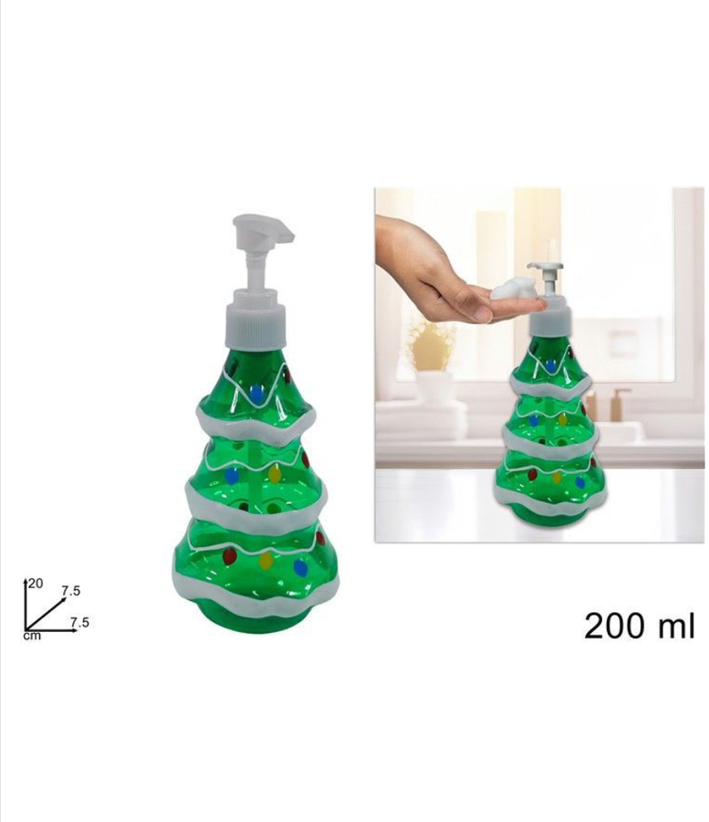 DOSA SAPONE NATALIZIO DA 200 ml
 [Conf.da 12 pezzi]