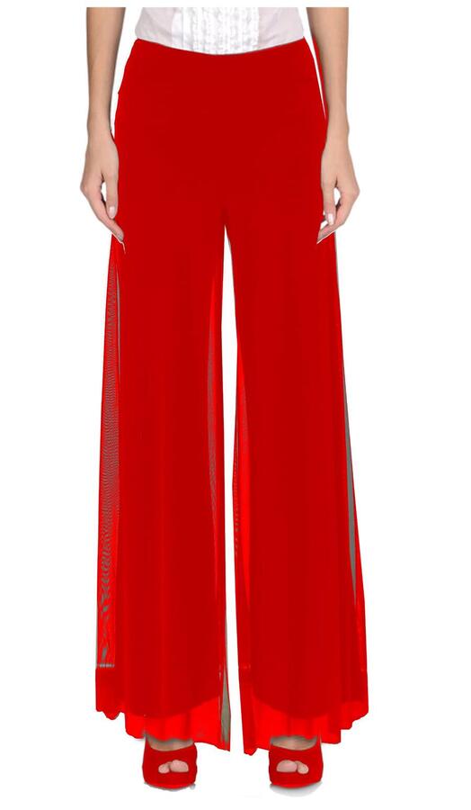 Jersey trousers lined with tulle size LXL 1-0015A open at the sides