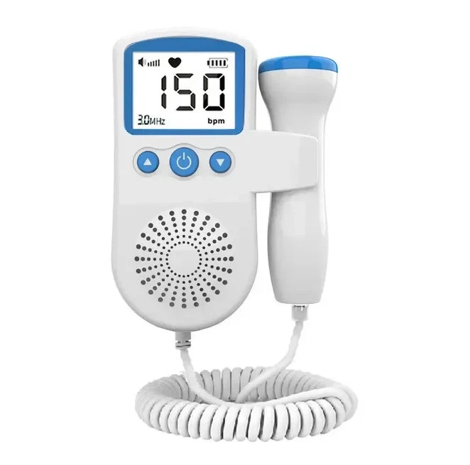 Doppler fetale Monitor Frequenza Cardiaca battito Cuore Bambino Gravidanza Mamma