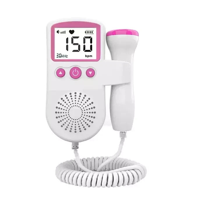 Doppler fetale Monitor Frequenza Cardiaca battito Cuore Bambino Gravidanza Mamma