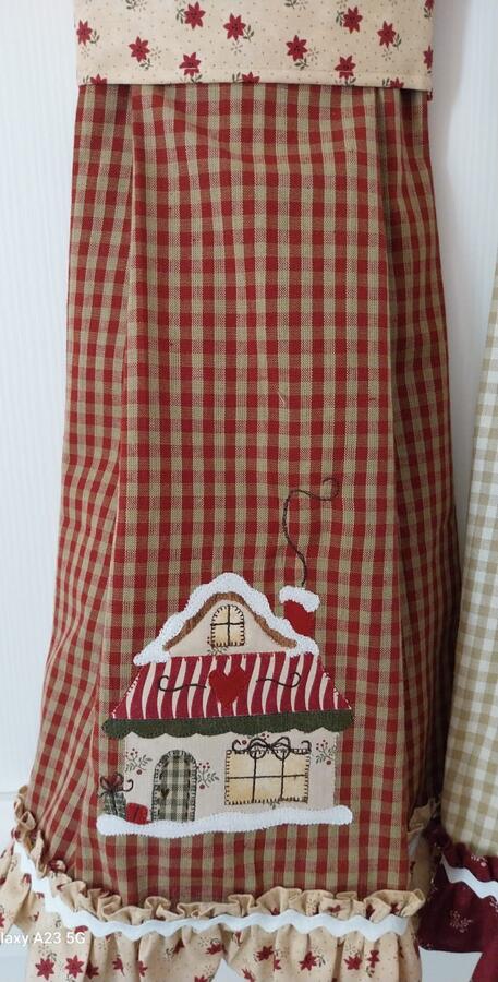 kit winter village asciughini - 3 modelli