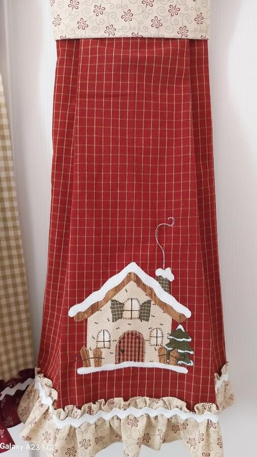 kit winter village asciughini - 3 modelli