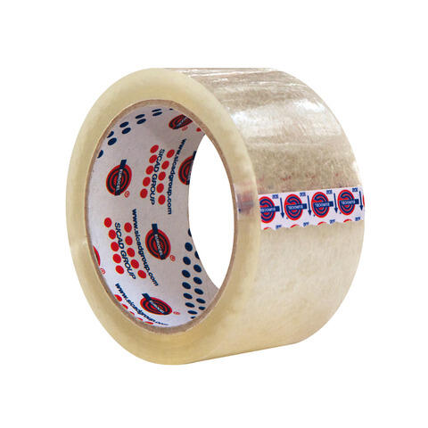 Nastro autoadesivo silenzioso da pacchi 28 my in PP 66X50 - vari colori