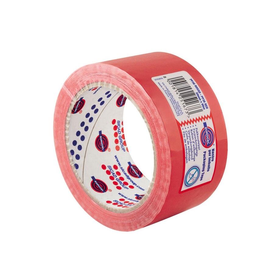 Nastro autoadesivo silenzioso da pacchi 28 my in PP 66X50 - vari colori