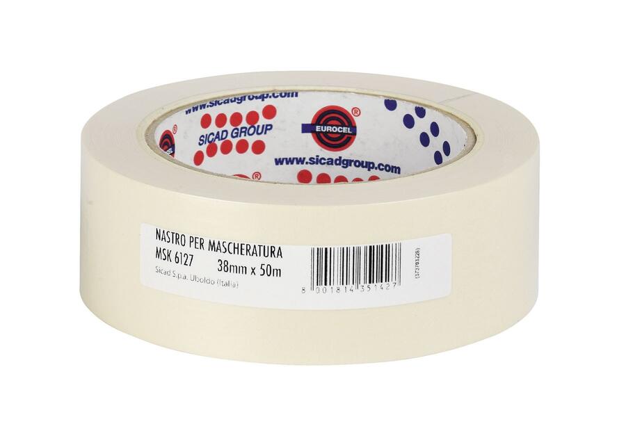 Nastro adesivo in carta Masking MSK 6127 rotolo 50 mt - varie altezze