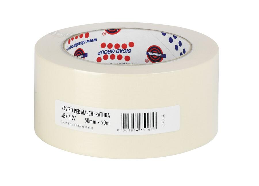 Nastro adesivo in carta Masking MSK 6127 rotolo 50 mt - varie altezze