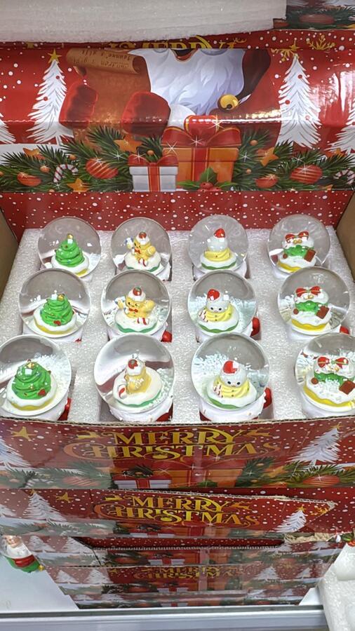 SFERA DI CRISTALLO MERRY CHRISTMAS*