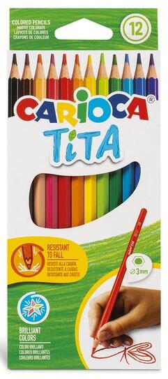 ASTUCCIO PASTELLI ASSORTITI CARIOCA TITA - 6 / 12 / 24 / 50 colori