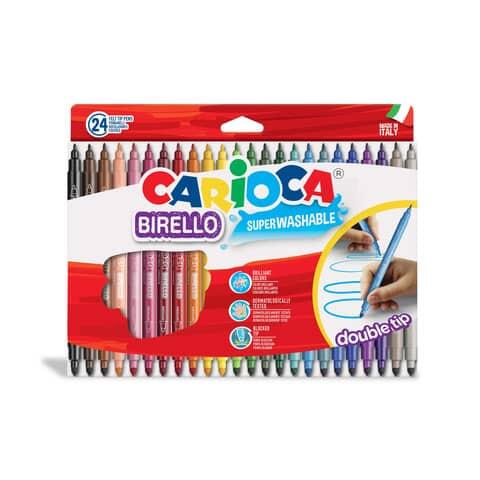 ASTUCCIO 12 PENNARELLI ASSORTITI BIRELLO - doppia punta