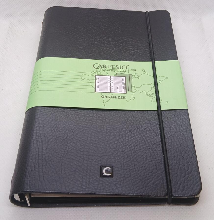 Agenda Organizer ad Anelli slim diam. 15 mm - Pelle  – formato Medium 9x17 cm