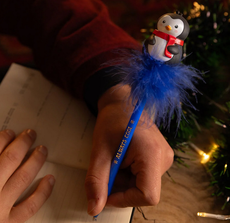 Penna Luminosa a Sfera - Xmas - Writing is Magic