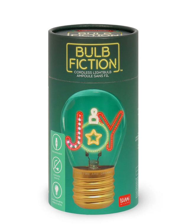 Lampada Decorativa Natalizia da Tavolo a Forma di Lampadina - Bulb Fiction