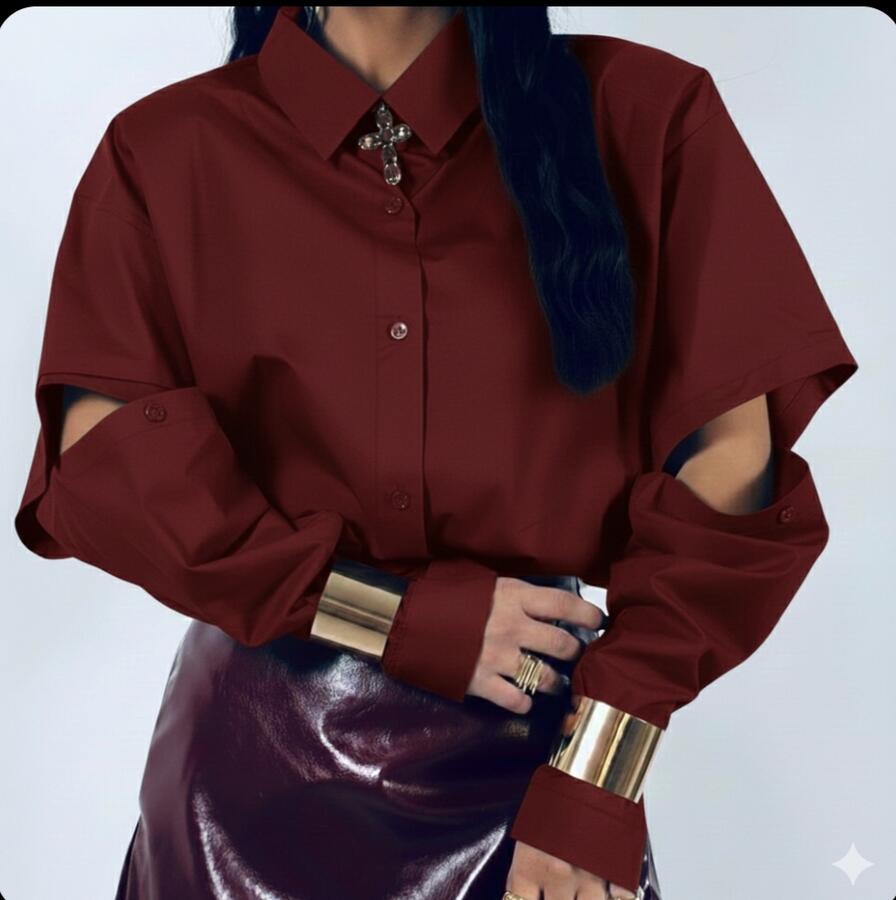 Camicia corta maniche spezzate vari colori 