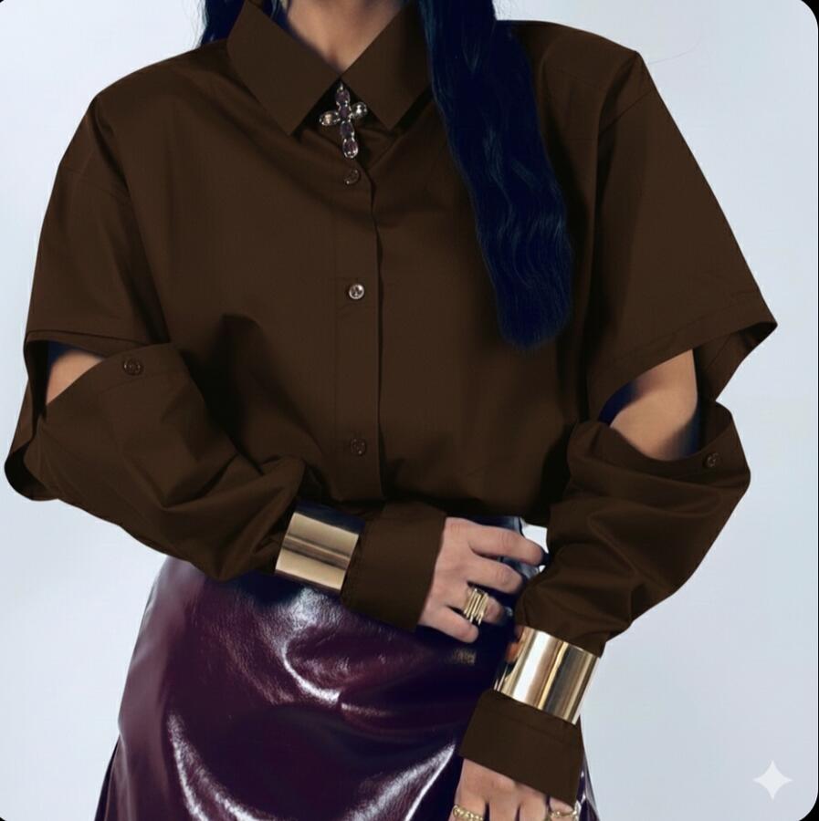 Camicia corta maniche spezzate vari colori 