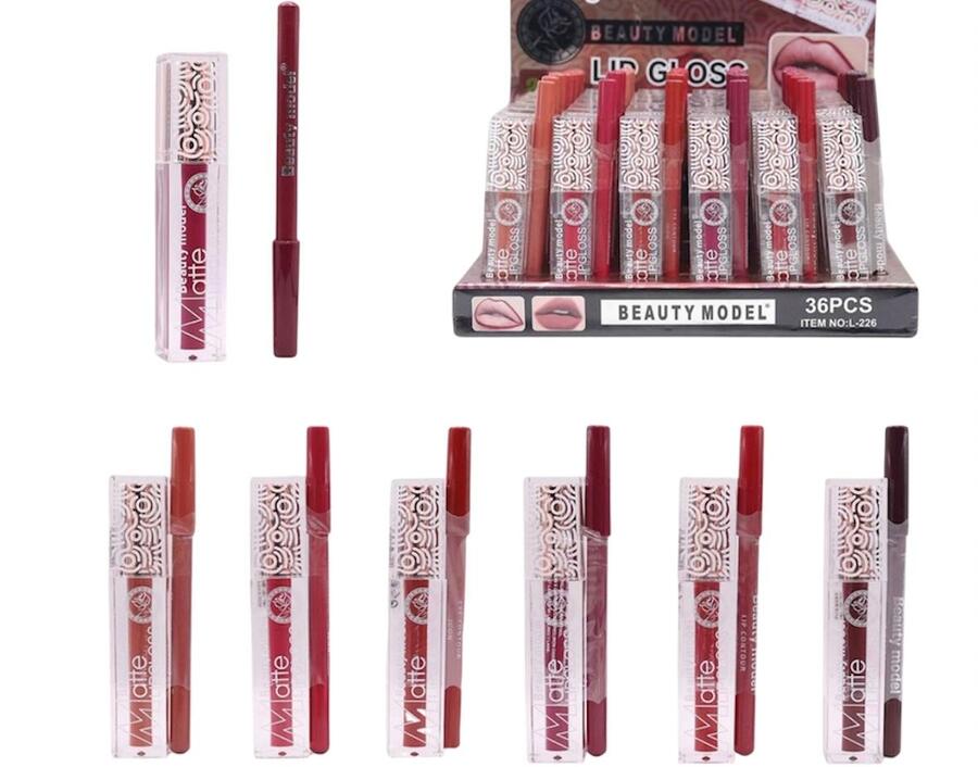 BEAUTY MODEL LIP GLOSS & LIP LINER