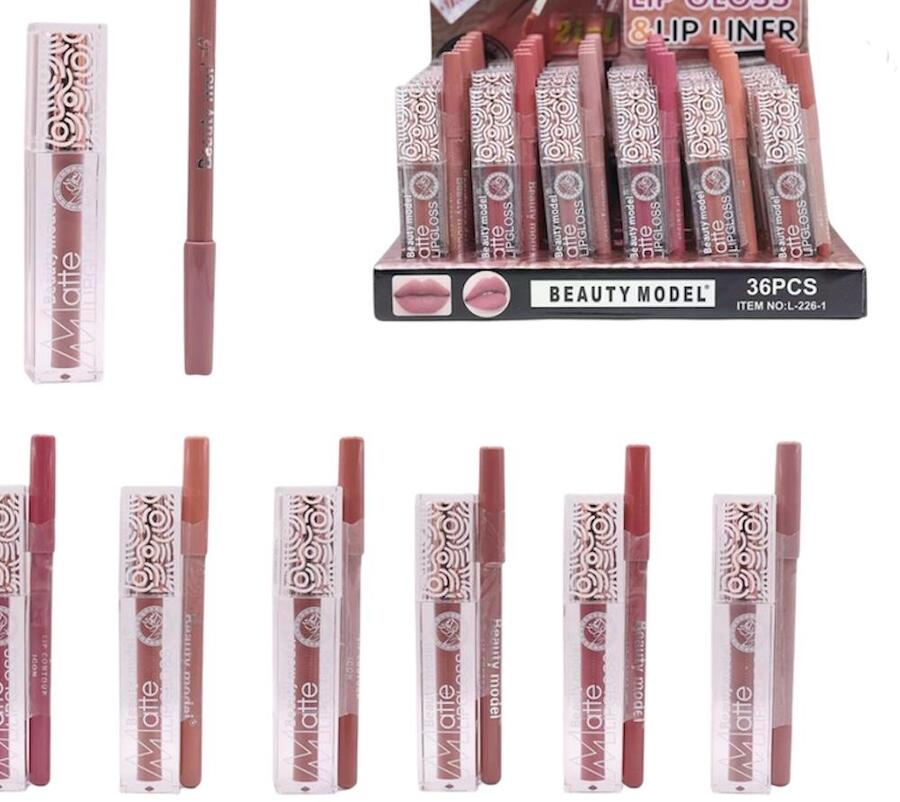 BEAUTY MODEL LIP GLOSS & LIP LINER