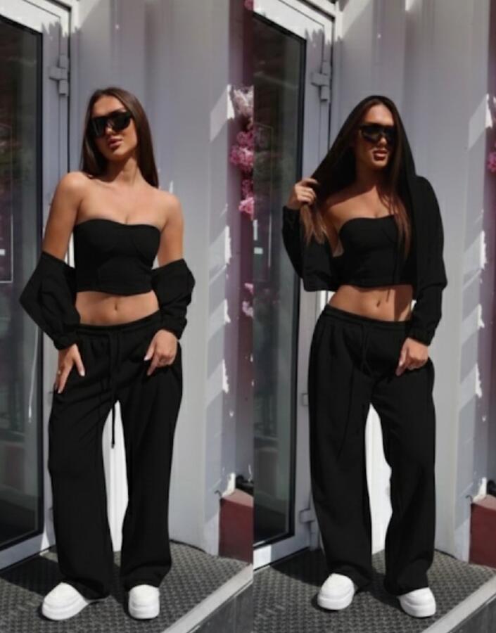 Coordinato tuta 3 pezzi taglia unica