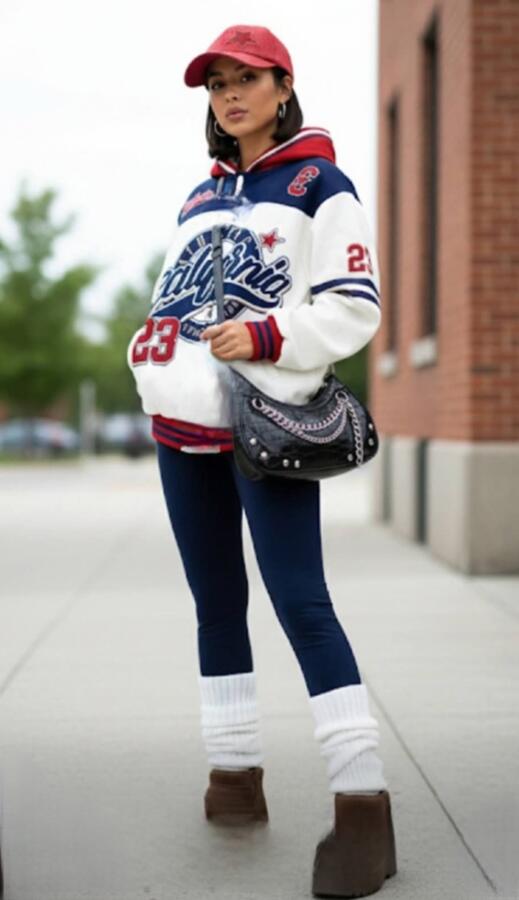 Coordinato tuta con cappuccio e leggings felpato vari colori 