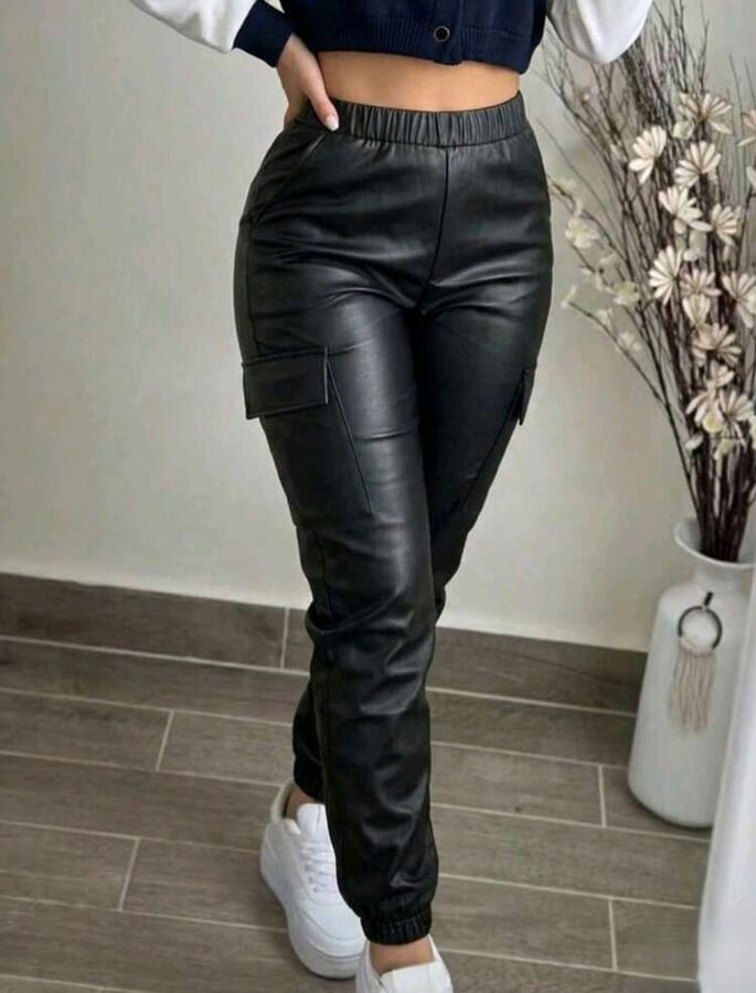 Pantalone cargo ecopelle taglie S/M - L/XL - 2XL/3XL