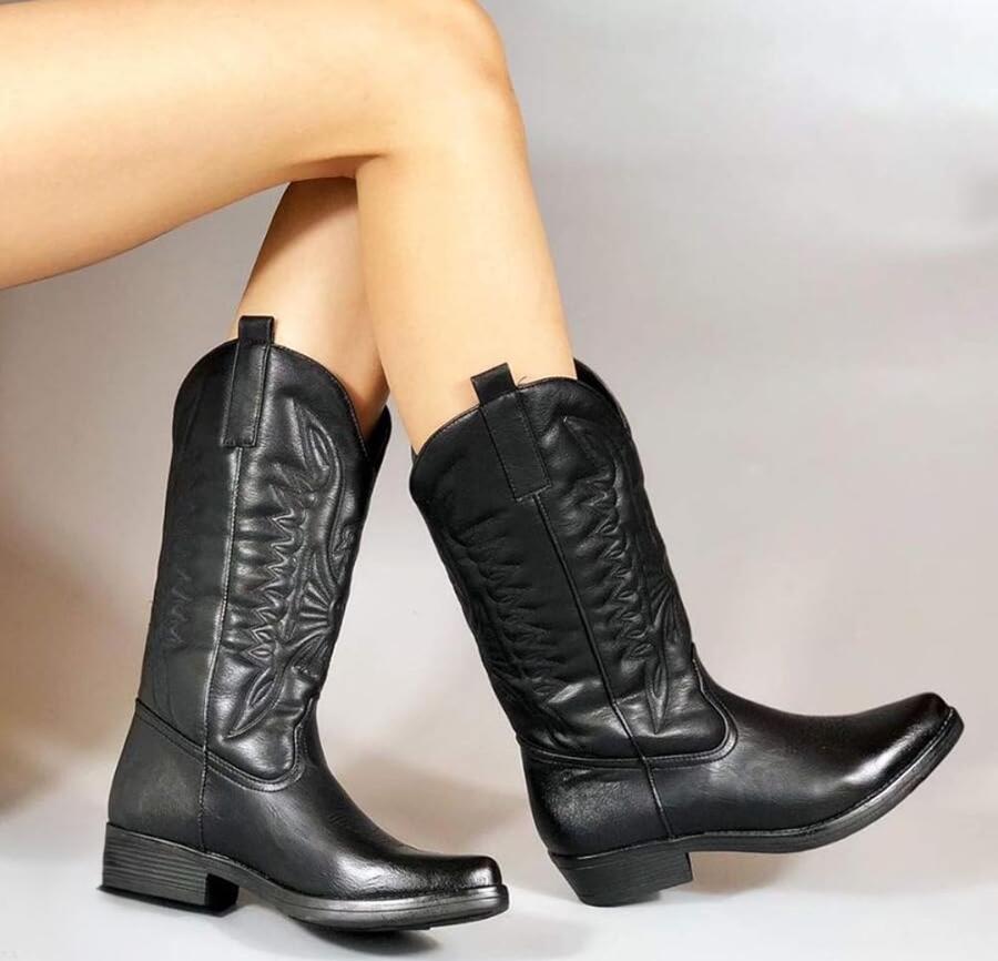 Stivaletto modello camperos ecopelle con gomma bassa vari colori