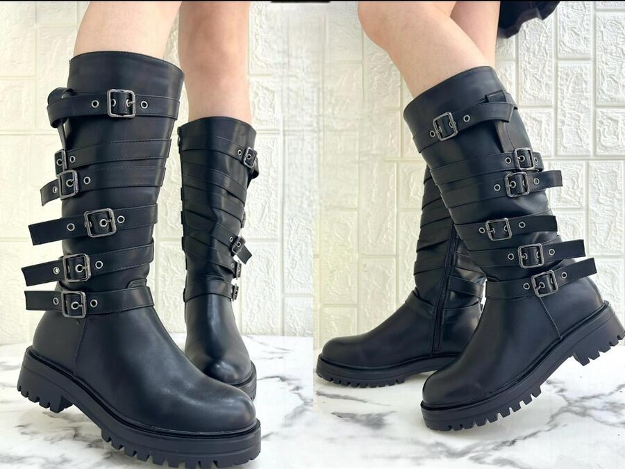 Anfibi ecopelle con cinturini 36/41