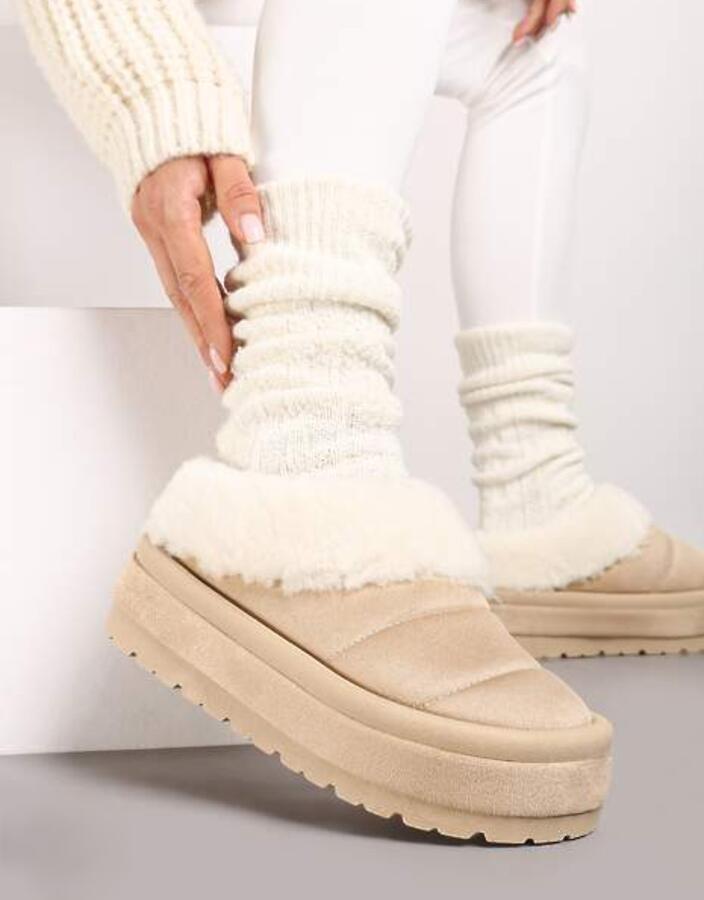 scarpe pantofole con lana vari colori 36/41