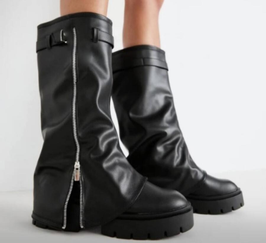 anfibi ecopelle cinturino e cerniera modello alto e basso 36/41