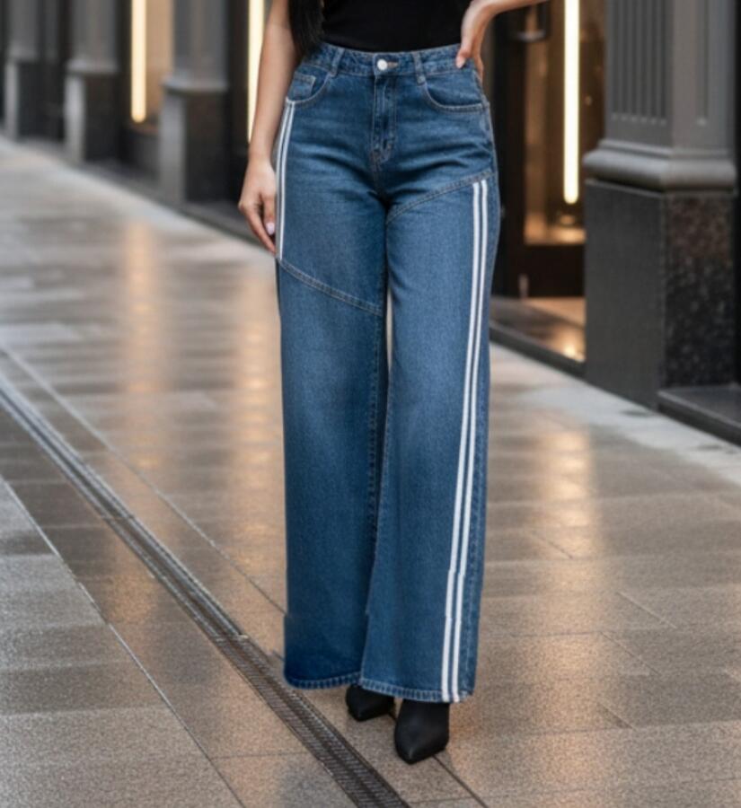 Jeans con bande laterali taglie dalla S alla XL