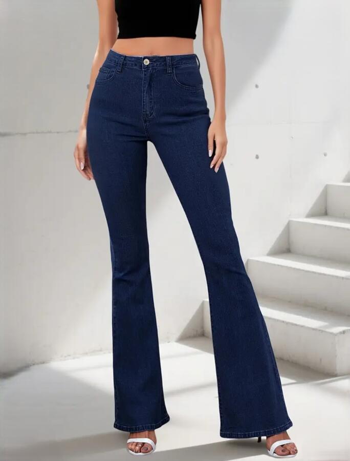 Jeans zampa elasticizzato taglie dalla XS alla XXL