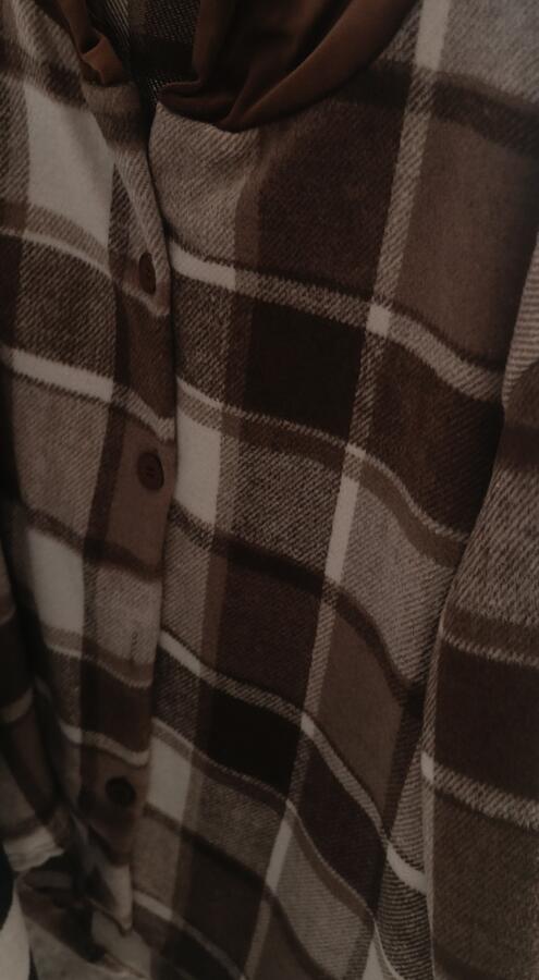 Giacca/camicia in flanella con cappuccio  varie fantasie taglia unica