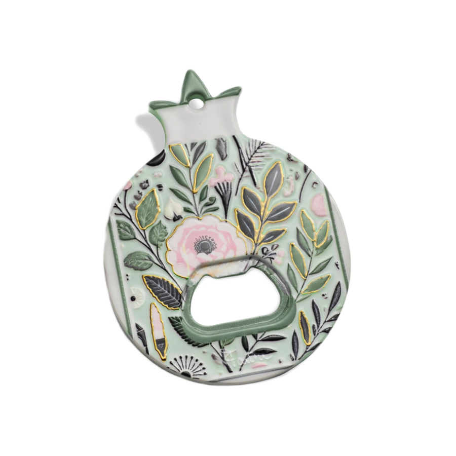 Fantin Argenti - Apribottiglia calamita melograno decori floreali