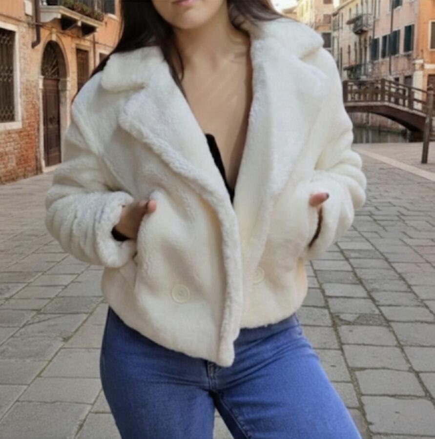 Giubbino pelliccia taglia dalla S alla XL 