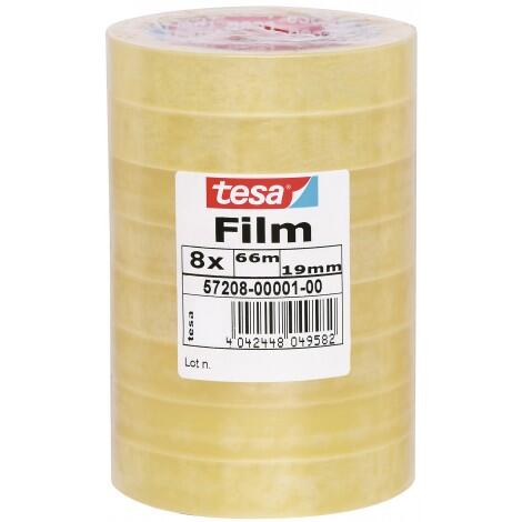 TORRE Nastro adesivo Tesafilm Standard Trasparente senza solventi - vari formati